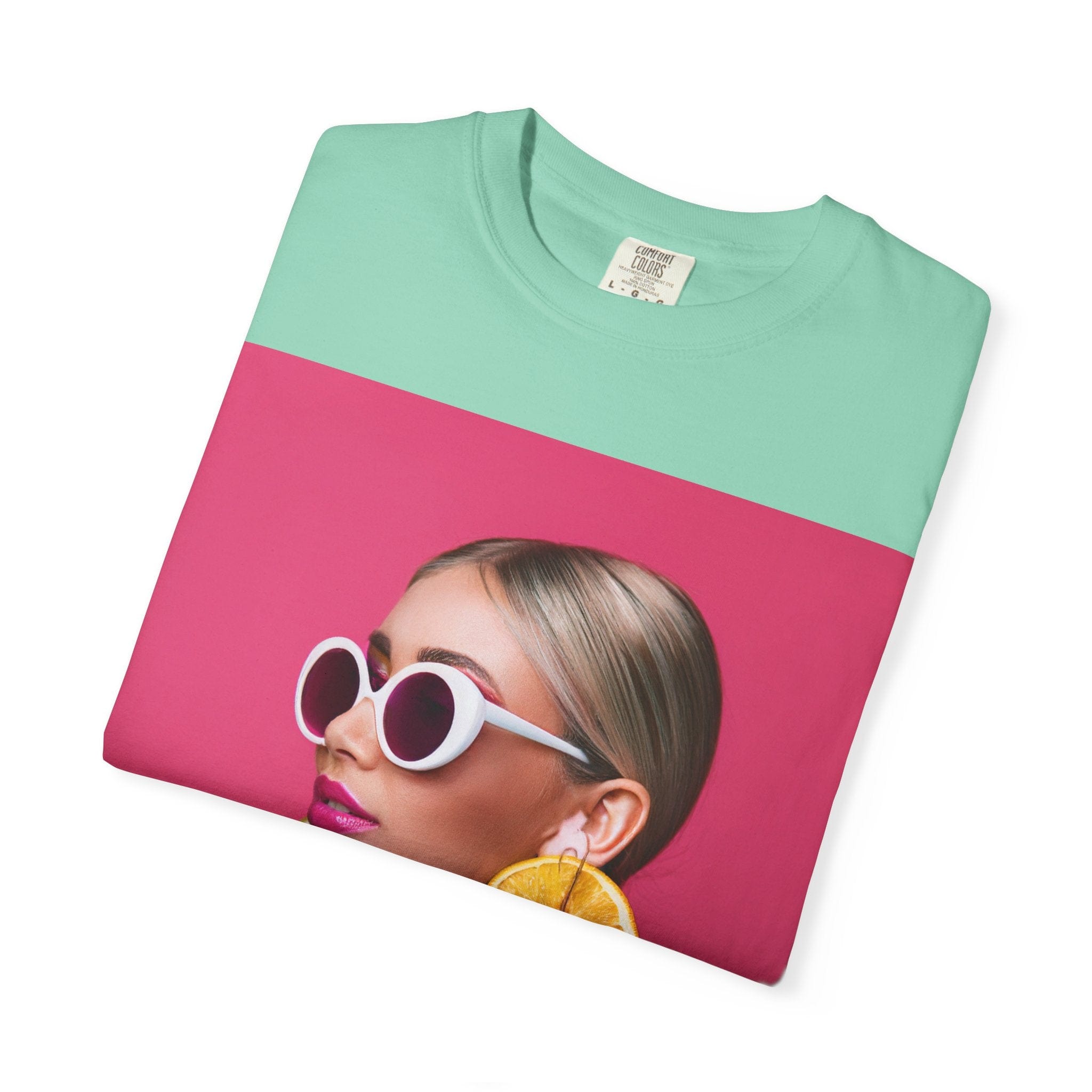 Women’s “Citrus Pop Girl” Tee – Y2K Bold available in 9 Juicy Colors T-Shirt