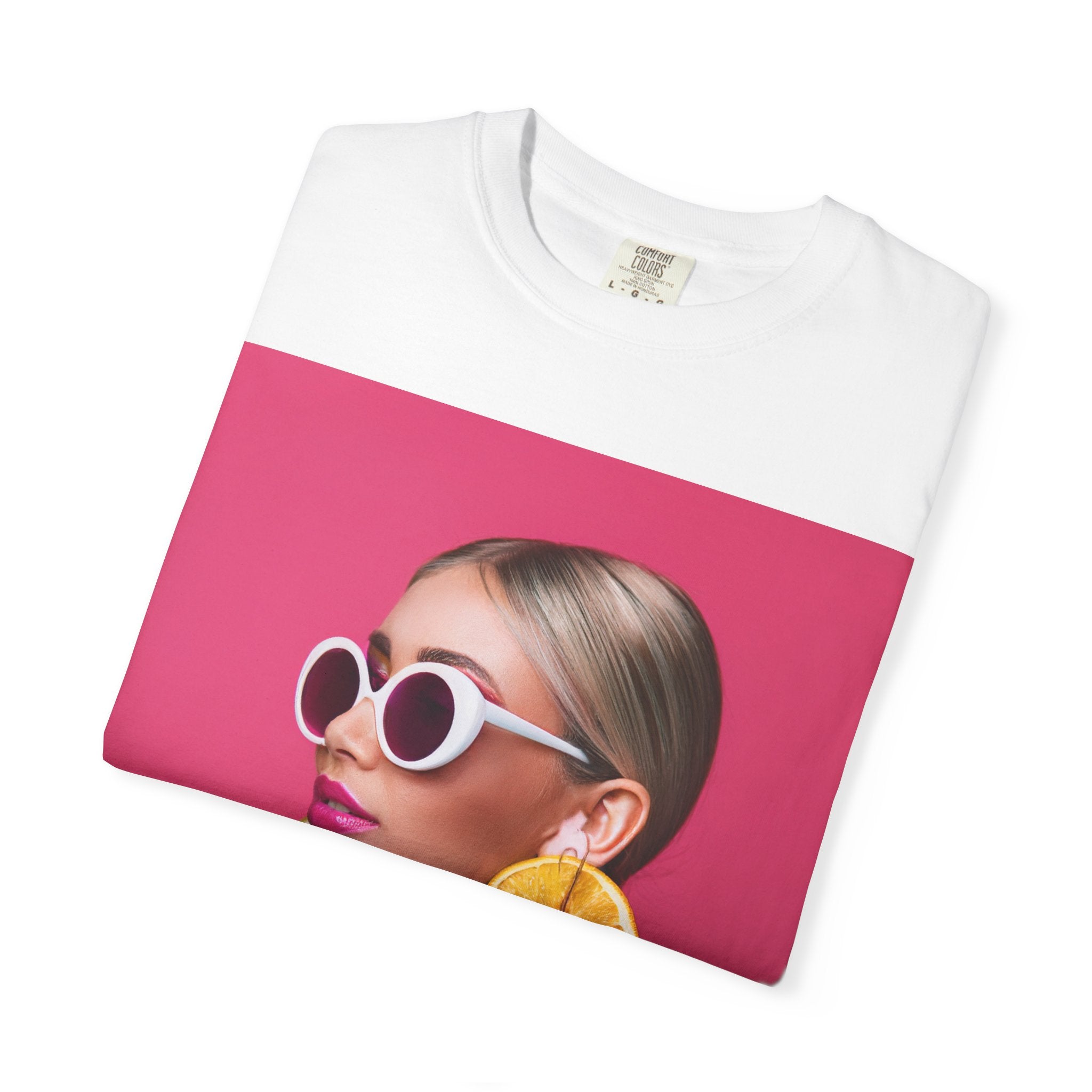 Women’s “Citrus Pop Girl” Tee – Y2K Bold available in 9 Juicy Colors T-Shirt
