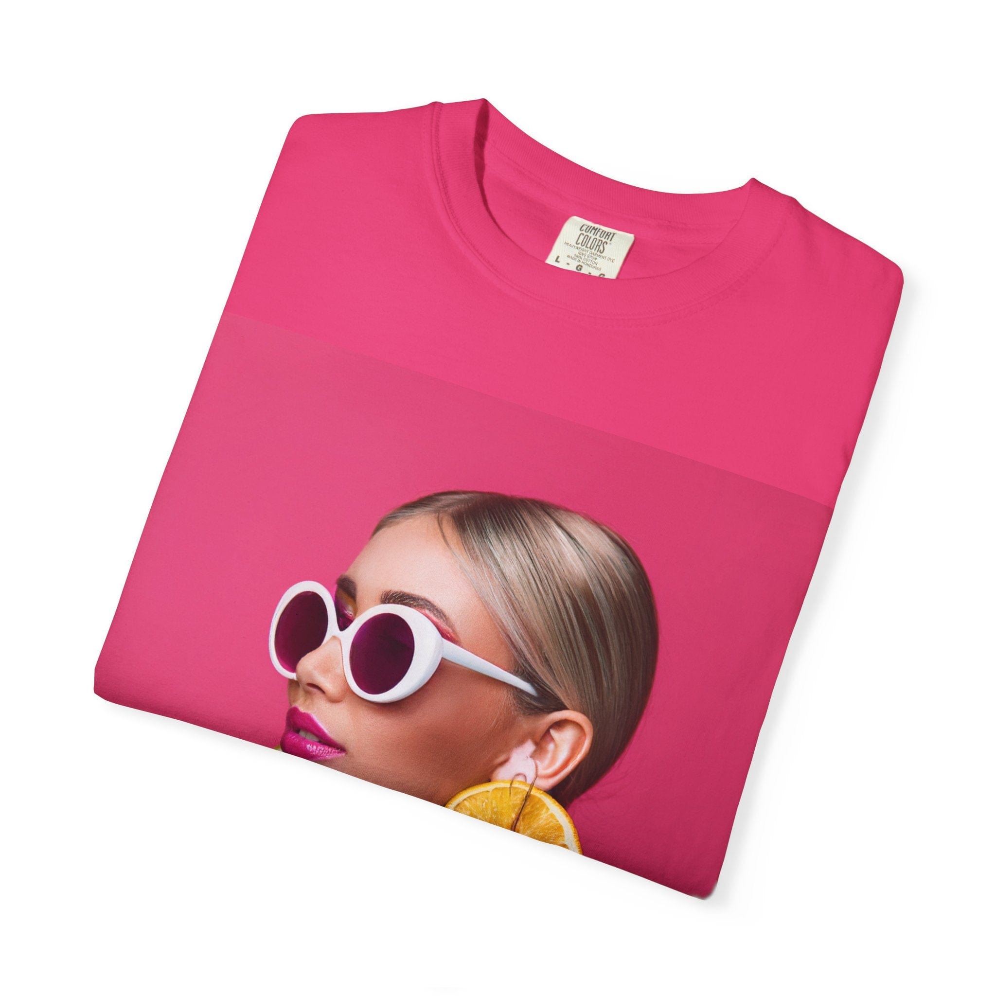 Women’s “Citrus Pop Girl” Tee – Y2K Bold available in 9 Juicy Colors T-Shirt