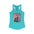 Women's Ideal Racerback Tank XS / Solid Tahiti Blue Tank Top