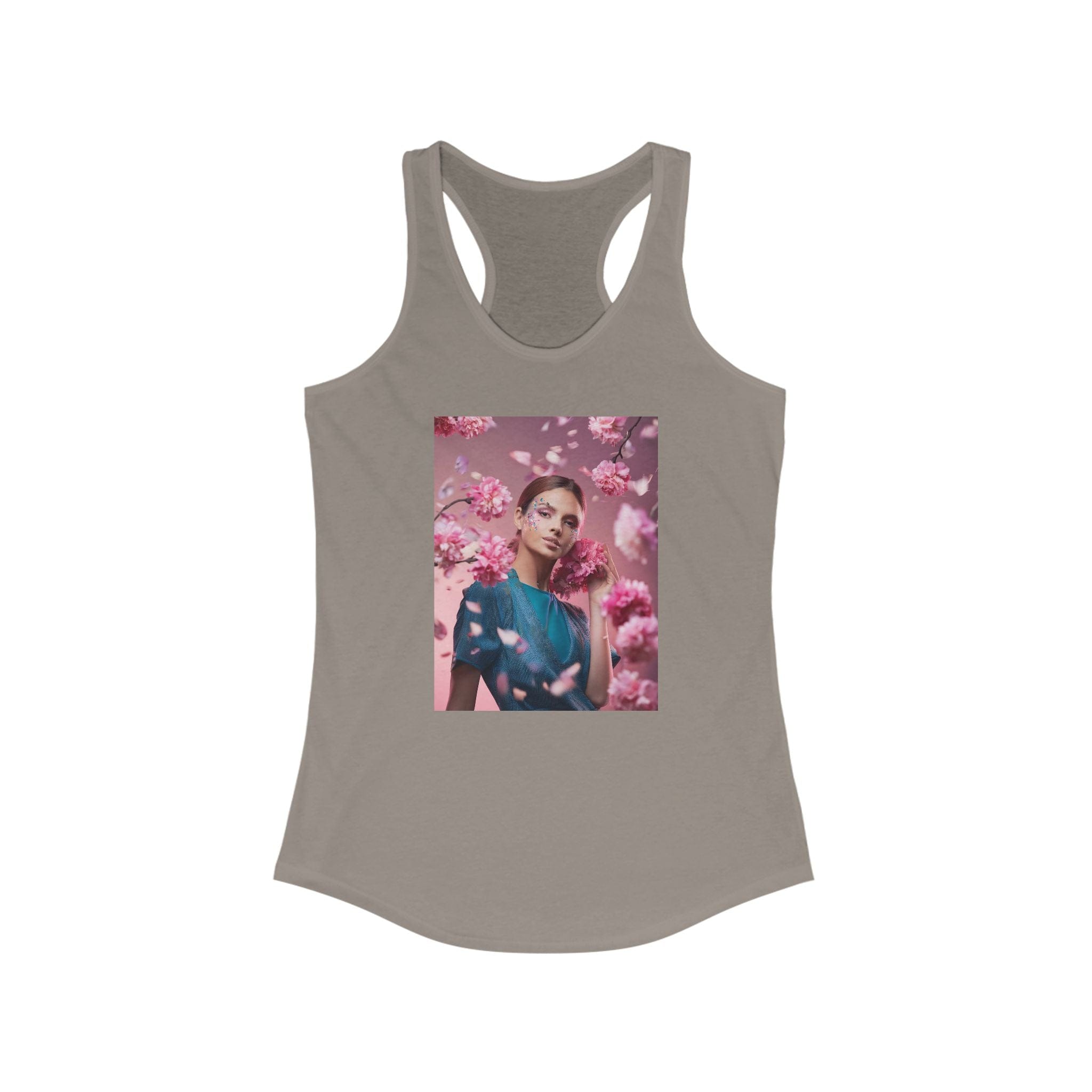 Women's Ideal Racerback Tank XS / Solid Warm Gray Tank Top