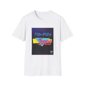 Retro 2000s Neon Tee — Vintage Y2K Neon Graphic T-Shirt