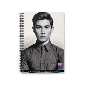 Capture Ideas. Create History. Inspire the Future. -Spiral Notebook - Ruled Line - Morozov (Морозов) – From "frost," stark and symbolic