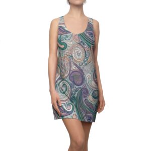 Daydream Drift Racerback Dress – Soft Paisley Whisper