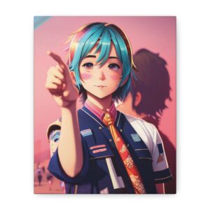 Guiding Light: A Portrait of Optimism - Matte Canvas, Stretched Print