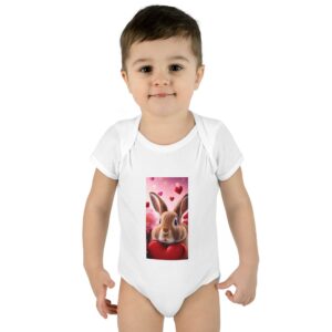 Little Heartbreaker Bunny Bodysuit – Boys’ Edition