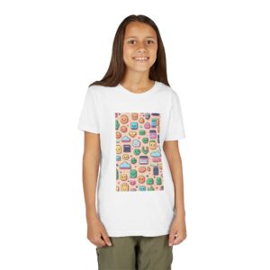 Pixel Party Young Girls Tee – Kawaii Techcore Fun - 8 Color Choices