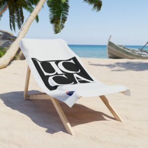 UCCA Classic Contrast Beach Towel