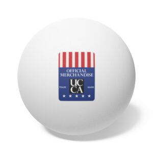 UCCA Official Ping Pong Balls – Game On Edition, 6 pcs 🏓✨