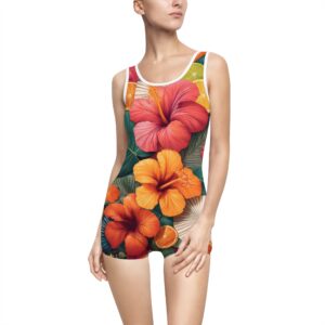 Vintage Vibes: Retro-Inspired One-Piece Swimsuit
